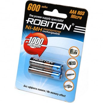 Аккумулятор ROBITON 600MHAAA-2 Аккумулятор ROBITON 600MHAAA-2