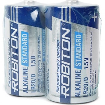 Элемент питания ROBITON STANDARD LR20 SR2, в упаковке 12 шт Элемент питания ROBITON STANDARD LR20 SR2, в упаковке 12 шт