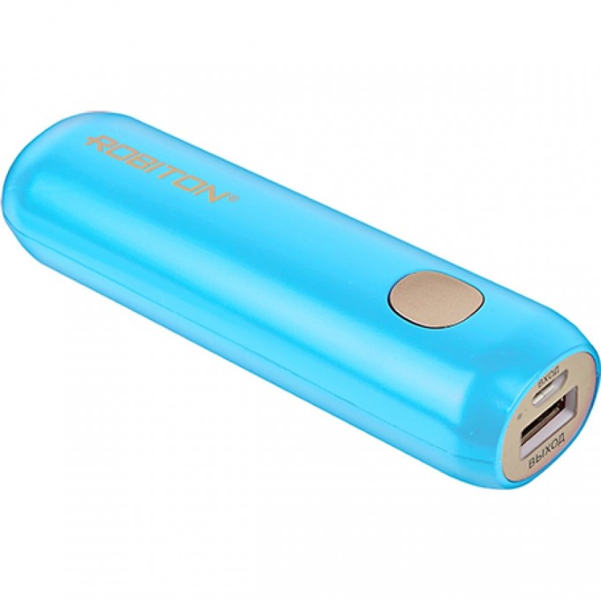Универсальный внешний аккумулятор ROBITON POWER BANK Li3.4 IRIS (голубой) 3350мАч BL1 14264